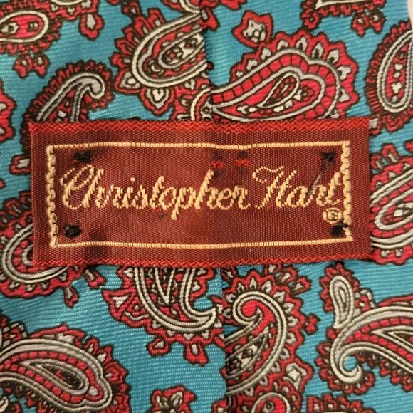 Christopher Hart Paisley Tie - Picture 2 of 7